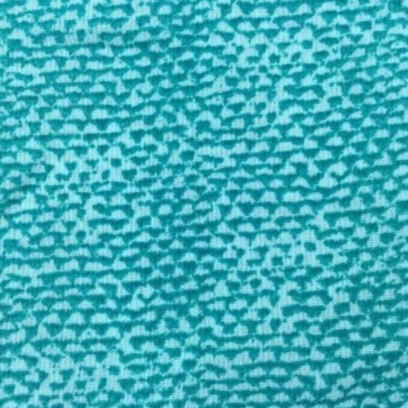 Old Navy Teal Blouse Top Size L Semi Sheer - Picture 5 of 6